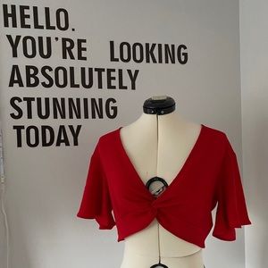 Night red top